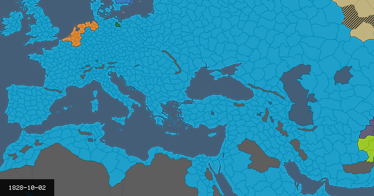 Map on 2 October 1828