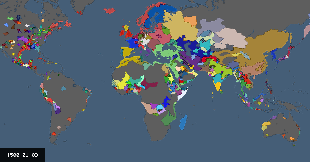Map on 3 January 1500