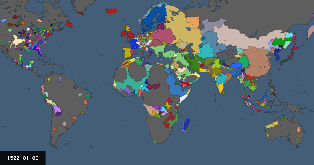 Map on 3 January 1500