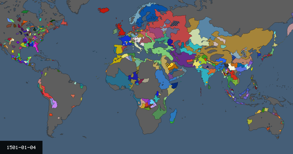 Map on 4 January 1501